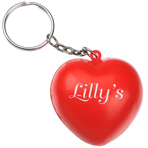 Stress Heart Keyring - Printed Main Image