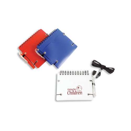 DISC Pad on Lanyard with Pen Main Image