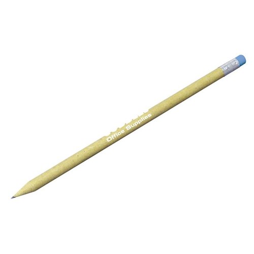 DISC Recycled Paper Pencil - Coloured Eraser Main Image