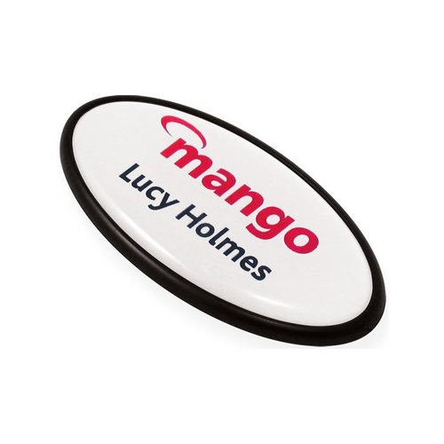 DISC Oval ID Badges - 56 x 26mm Main Image