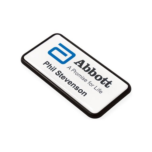DISC Rectangular ID Badges - 60 x 29mm Main Image