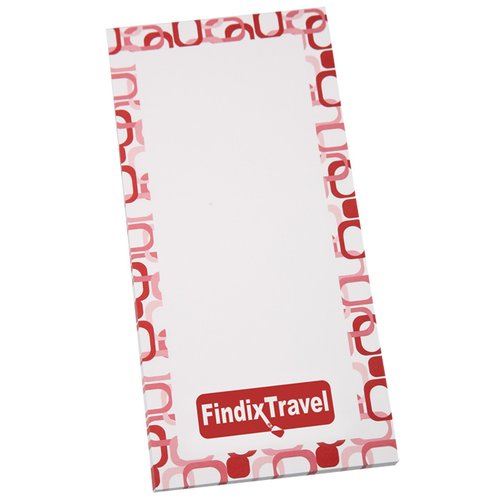 DISC Slimline 50 Sheet Notepad - Links Design Main Image