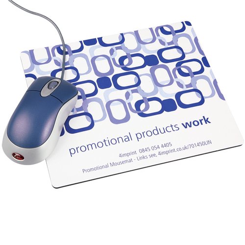 DISC Q-Mat Mousemat - Rectangular - Links Design Main Image