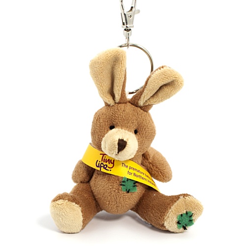Rabbit Keyring with Sash Main Image