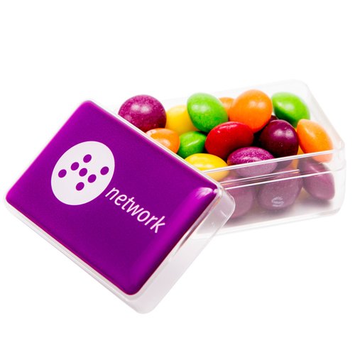 DISC Rectangular Sweet Pot - Skittles Main Image