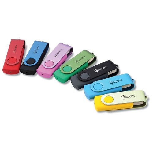 DISC 512mb Twister Colour Promotional Flashdrive Main Image