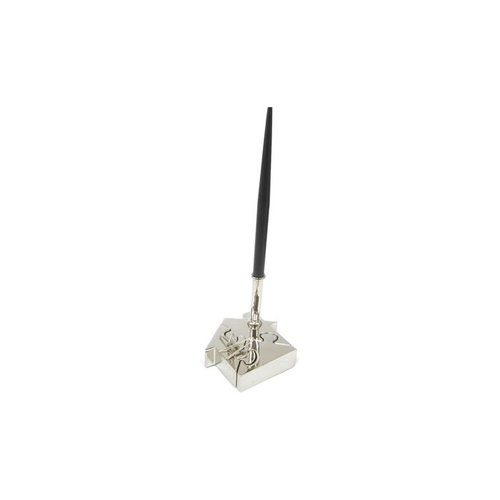 Chrome Plated House Shaped Puzzle with Pen Holder Main Image