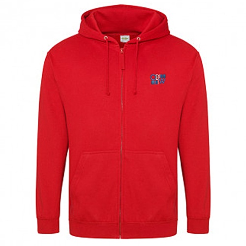 DISC AWDis Zipped Hoodie - Embroidered Main Image
