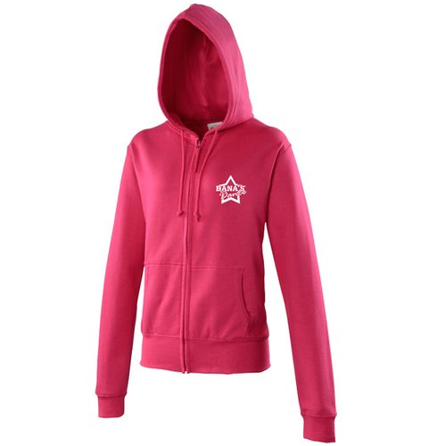 AWDis Ladies Zipped Hoodie - Embroidered Main Image