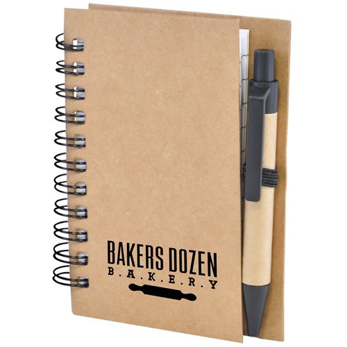 DISC A7 Recycled Notebook with Pen Main Image