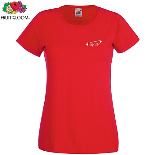 Fruit of the Loom Women's Value T-Shirt - Coloured Main Image