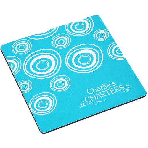 DISC Q-Mat Coaster - Square - Spiro Design Main Image