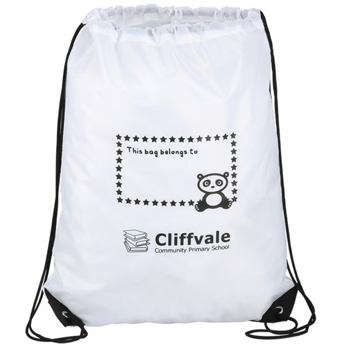 DISC Economy Drawstring Bag - I Belong To Design Main Image