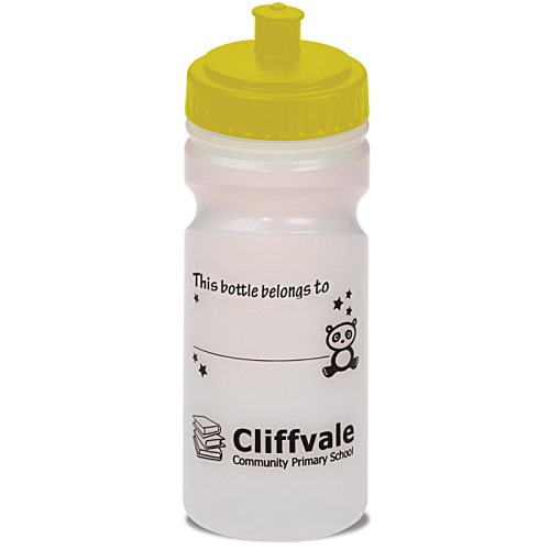 Finger Grip Sports Bottle - I Belong To - Panda Design Main Image