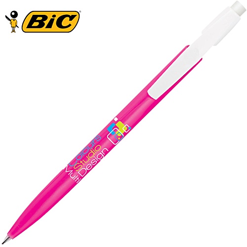 BIC® Media Clic Pencil - Coloured Matt Barrel - White Clip Main Image