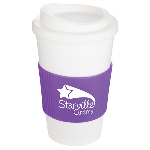 Americano Travel Mug - White with Grip Main Image