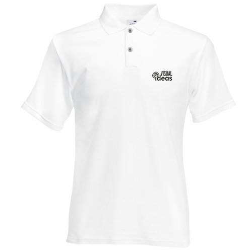 DISC Fruit of The Loom Original Polo - White Main Image