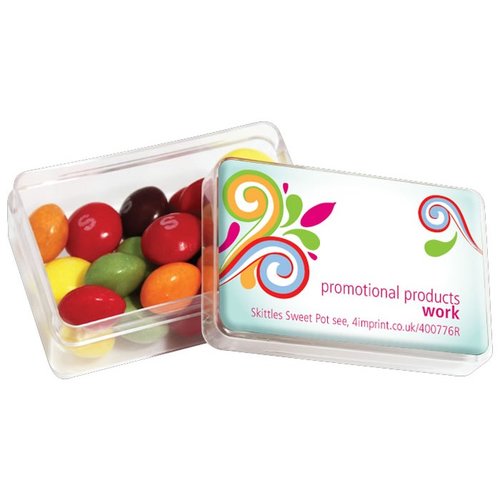 DISC Rectangular Sweet Pot - Skittles - Indie Design Main Image