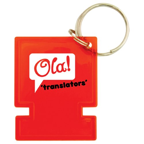 DISC Shaped Keyring - PC Computer Main Image