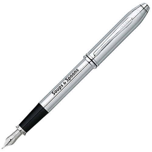 DISC Cross Townsend Chrome Fountain Pen Main Image