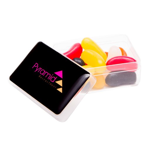 DISC Rectangular Sweet Pot - Jelly Beans Main Image