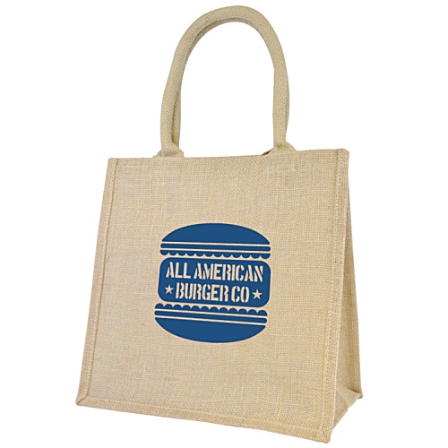 Halton Jute Bag - Natural - Printed Main Image