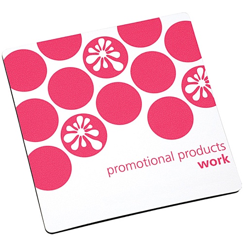 DISC Q-Mat Coaster - Square - Polka Dot Design Main Image