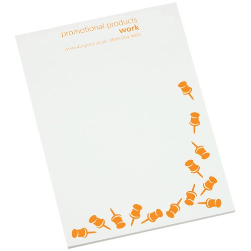 DISC A5 25 Sheet Notepad - Drawing Pin Design Main Image