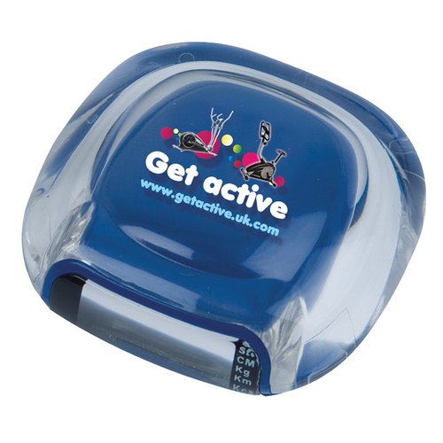 DISC Clear Pedometer - Full Colour Main Image
