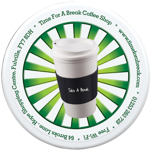 DISC Promotional Coaster - Coloured - Round - Full Colour Main Image