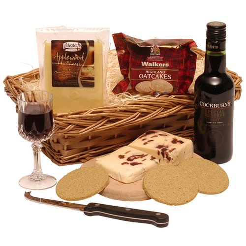 Cheese & Port Hamper Main Image