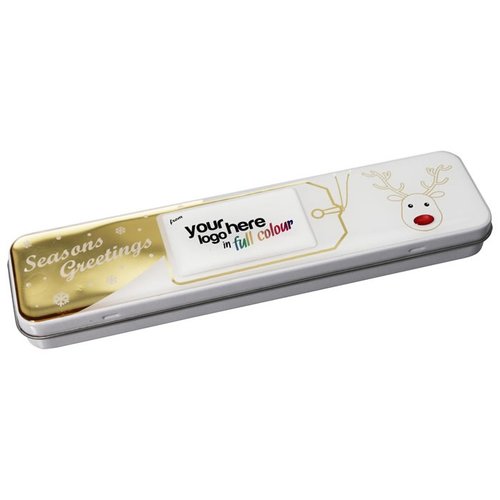 DISC Slim Tin - Gourmet Jelly Beans - Christmas Design Main Image