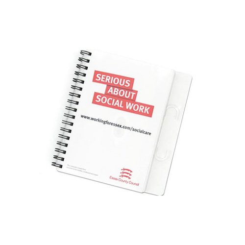 DISC A6 Recycled Drink Bottle & Paper Notebook Main Image