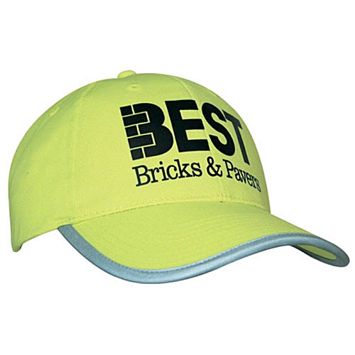 Luminescent Cap with Reflective Trim - Embroidered Main Image
