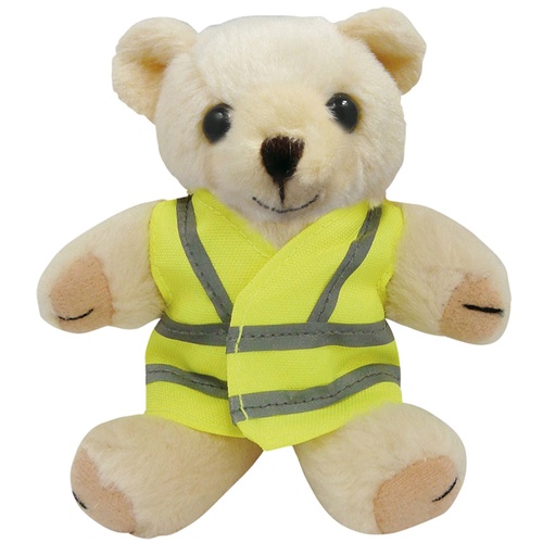 DISC Honey Bear with Hi Vis Jacket Main Image