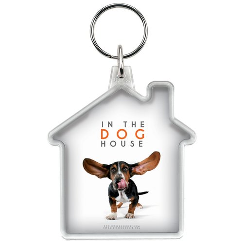 House Shaped Keyring Main Image