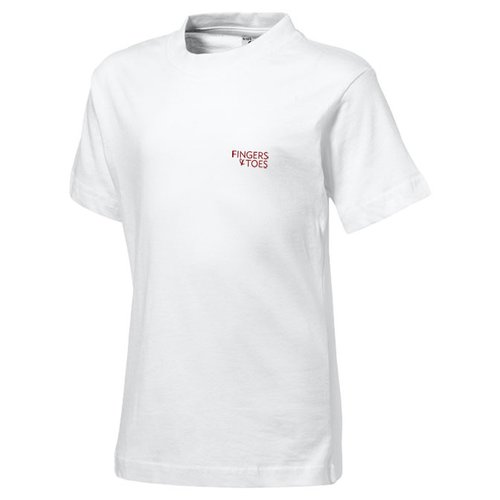 DISC Slazenger Kid's Ace T-Shirt - White Main Image