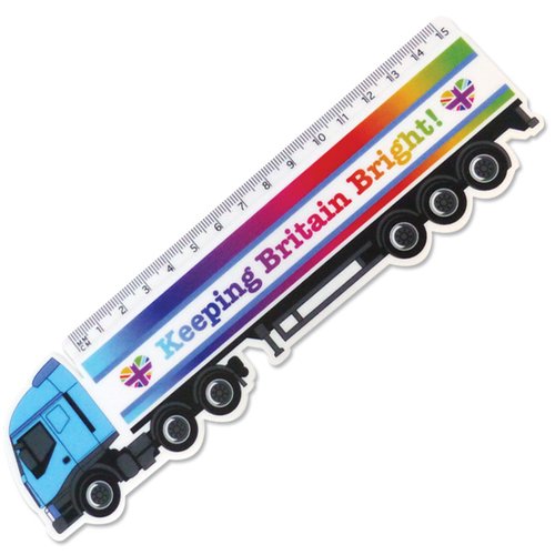 DISC 15cm Shaped Ruler - Lorry Main Image