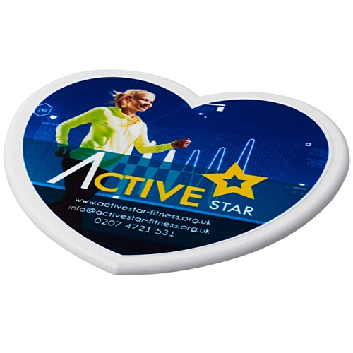 DISC Shaped Coaster - Heart Main Image