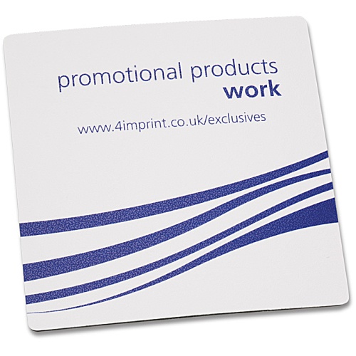 DISC Q-Mat Coaster - Square - Wave Design Main Image