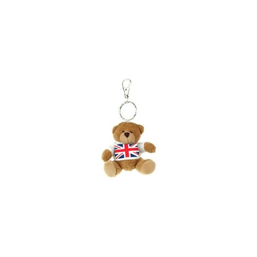 DISC Tubby Bear Keyring - T-Shirt - Union Jack Main Image