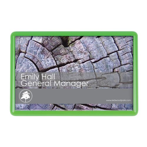 DISC Plastic Name Badge - Full Colour Main Image