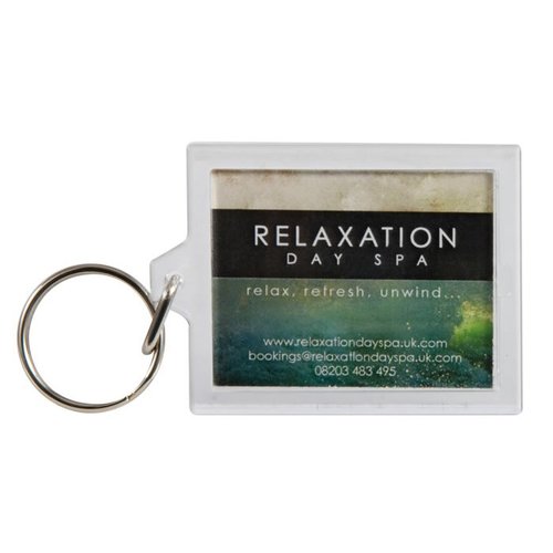 DISC Re-Openable Keyring - Digital Print Main Image
