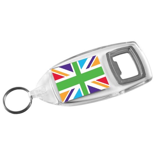 DISC Bottle Opener 200 Keyring - Union Jack Main Image