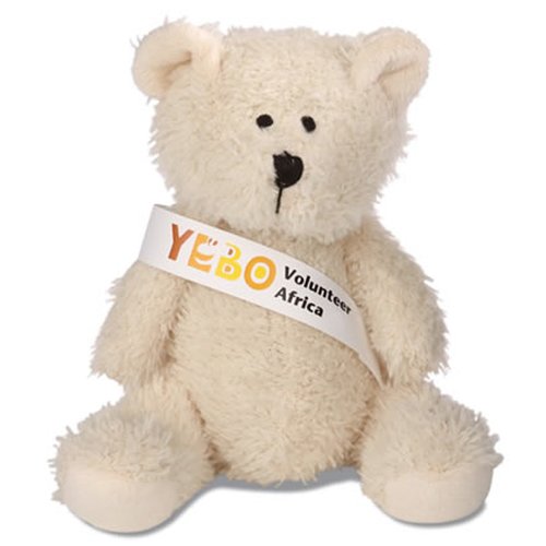 DISC Large Snowy Bear with Sash Main Image