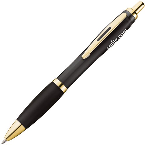 DISC Curvy Pen - Gold Trim Main Image