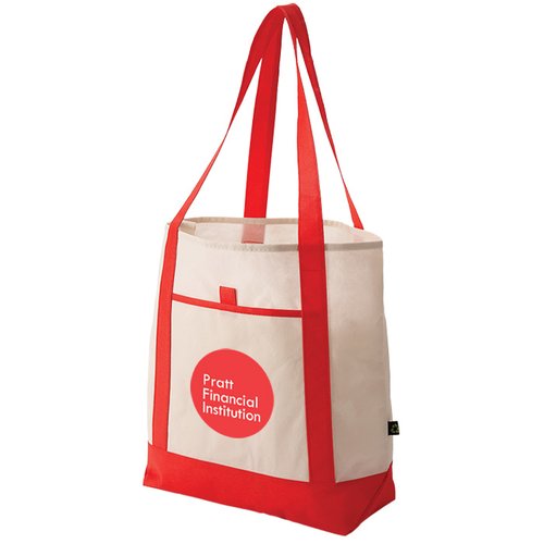 DISC Two-Tone Tote Bag Main Image