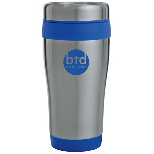 Coloured Band Metal Travel Mug Main Image