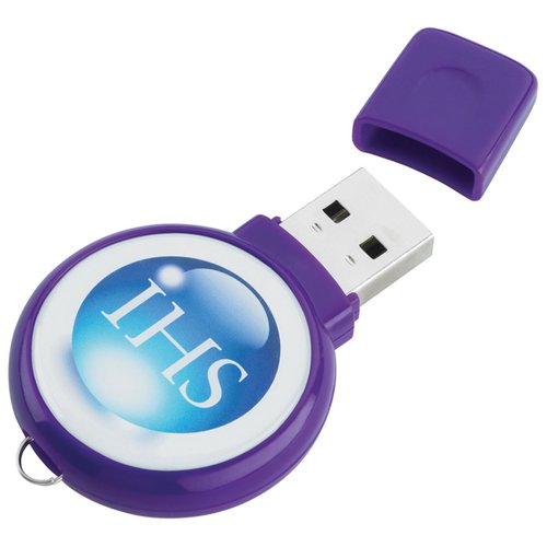 2gb Circle Flashdrive Main Image