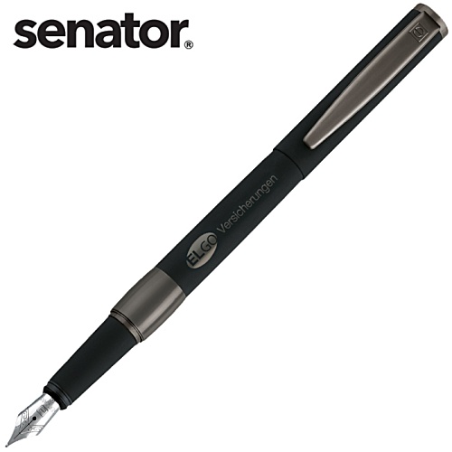 Senator® Image Black Line Fountain Pen Main Image